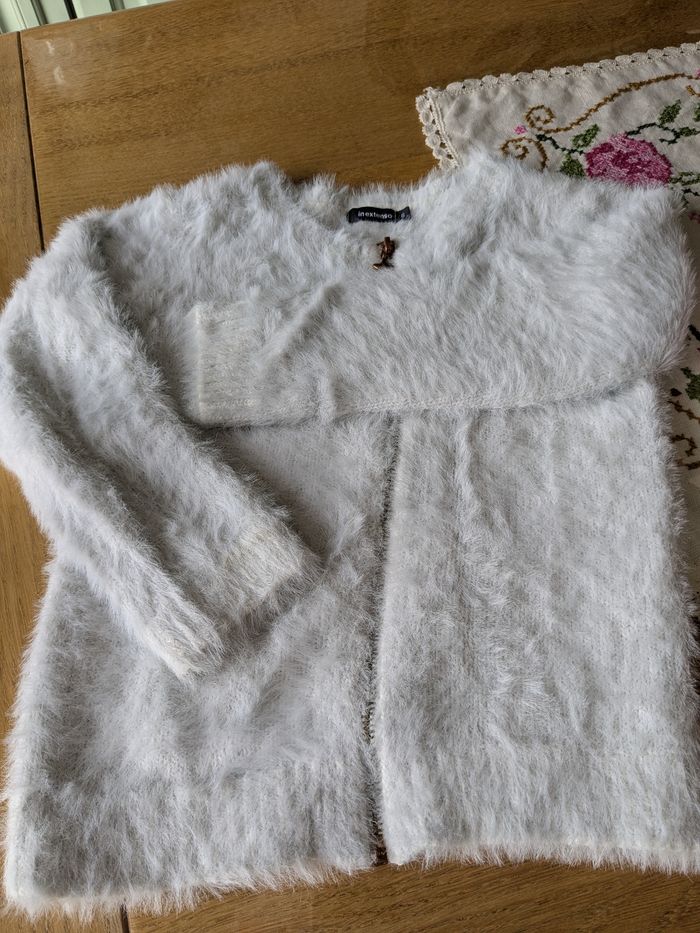 Gilet fille  effet mohair 6ans - photo numéro 3