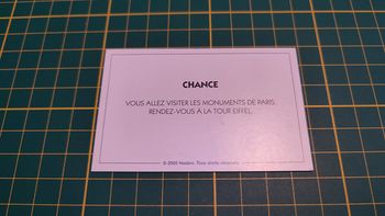Carte chance visiter les monuments de Paris Et si le Monopoly était inventé aujourd'hui #C22