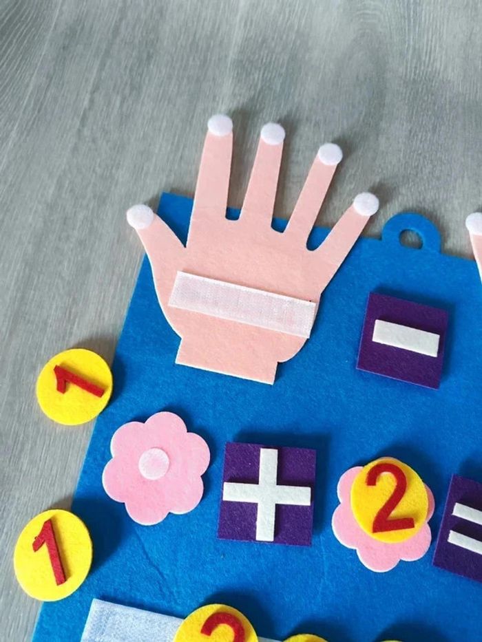 Set en feutrine pour apprendre à compter - photo numéro 8