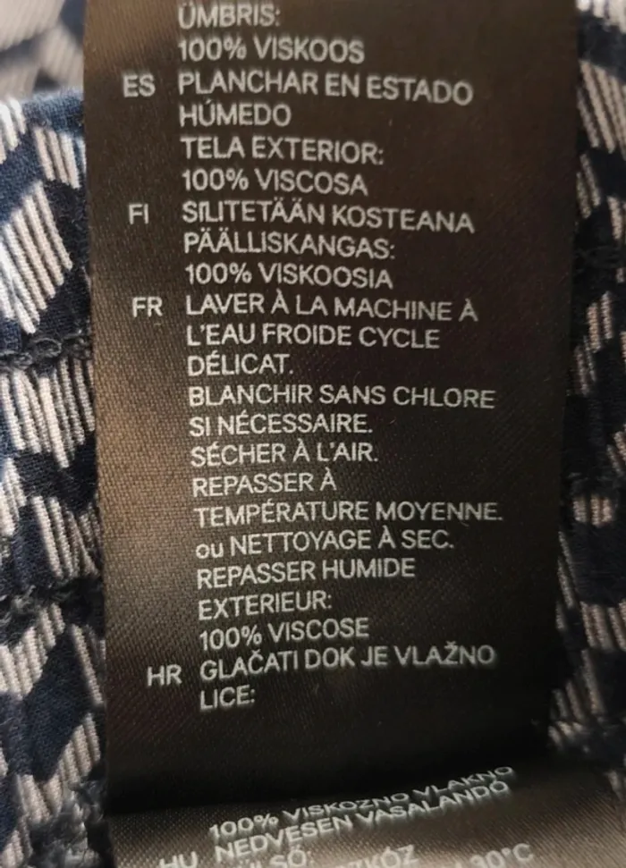 Pantalon fluide et léger imprimé T 42 Divided H &M - photo numéro 5