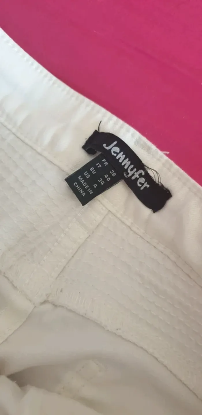 Pantalon/Skinny blanc neuf - photo numéro 7