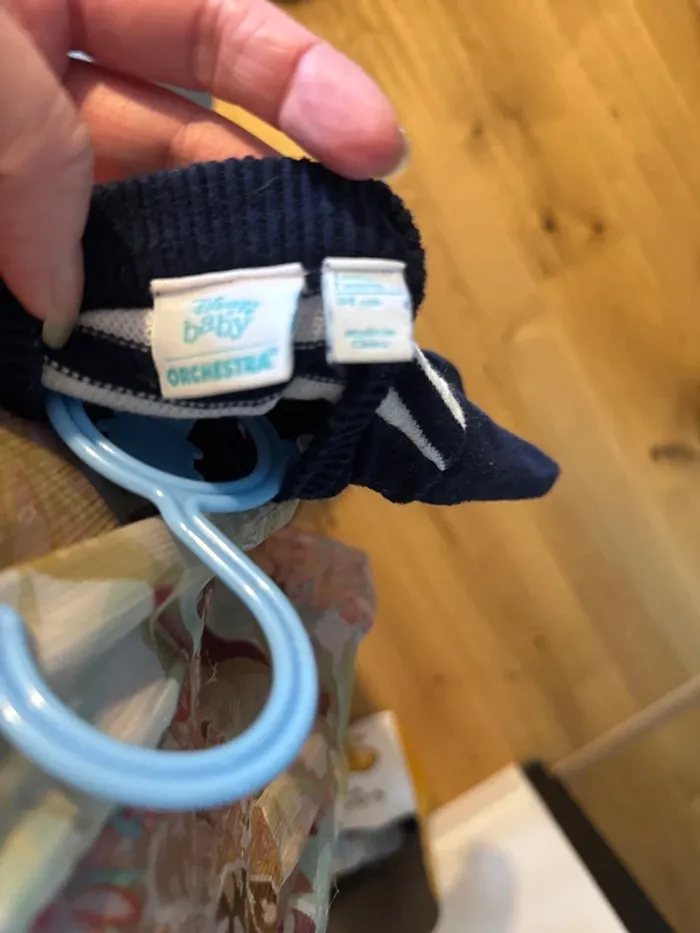 Lot de deux combinaisons pour jumeaux Mickey naissance - photo numéro 3