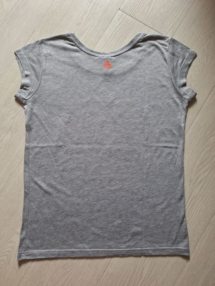Tshirt manches courtes gris Adidas - photo numéro 3
