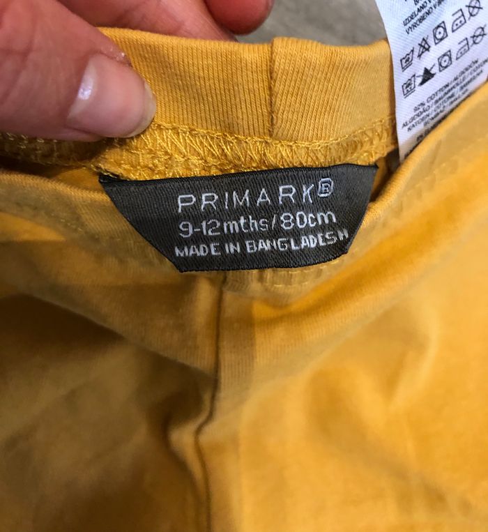 Legging moutarde Primark 80 cm - photo numéro 3