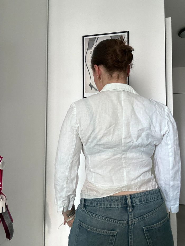 Blouse blanche Gérard Darel – Taille S Excellent état | Broderies délicates | Parfaite pour l’été - photo numéro 3