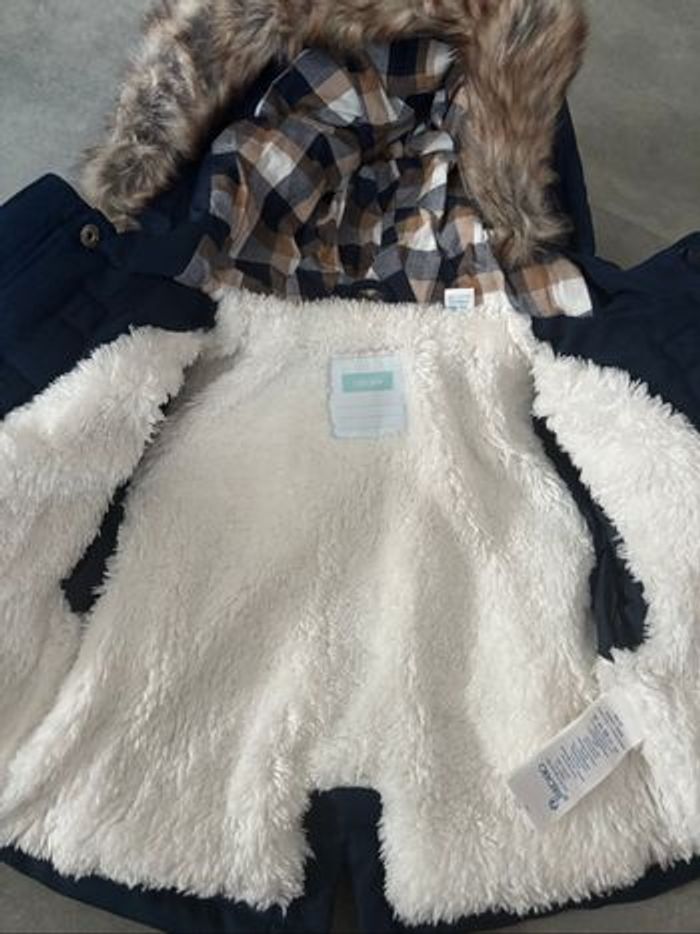 Parka Okaïdi avec fourrure à l’intérieur 6 mois - photo numéro 3