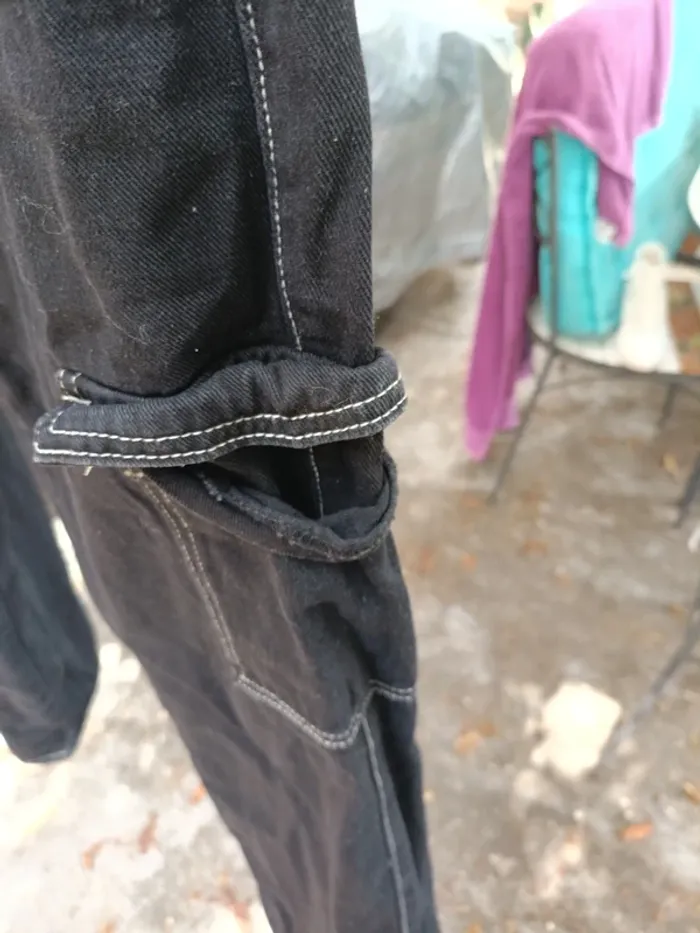 Pantalon noir cargo shein - photo numéro 4