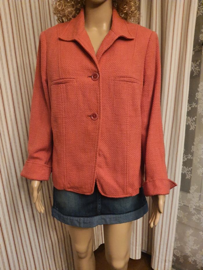 Blazer Mayerline  be fr 46 viscose et coton - photo numéro 2
