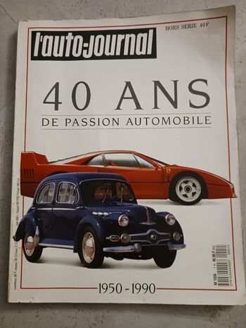 revue l'auto journal 40 ans de passion automobile