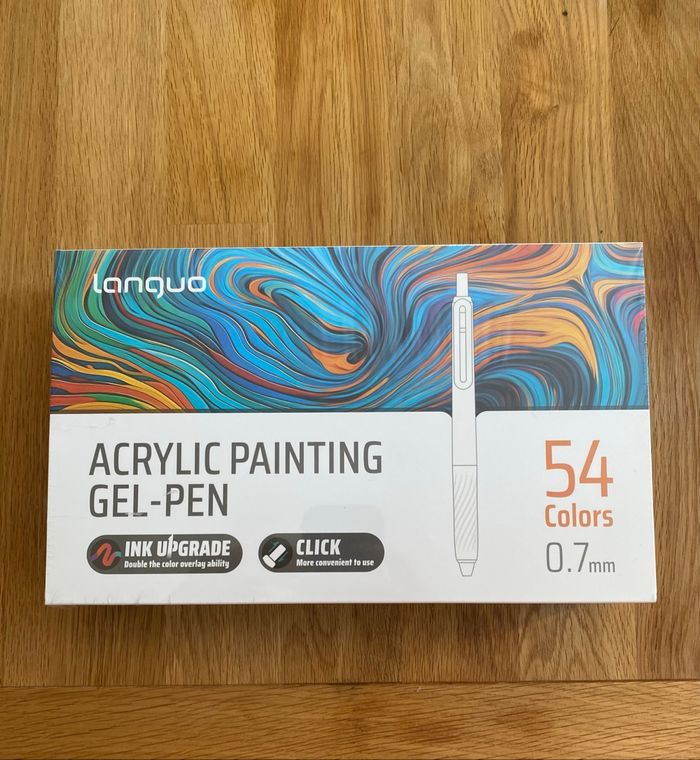 Languo Acrylic painting gel-pen kit de 54