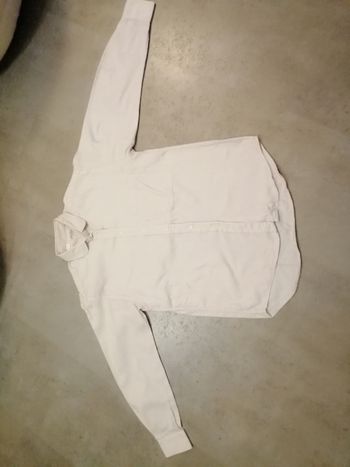 Chemisier rose pale rayé manches longues 38/40 Affiche