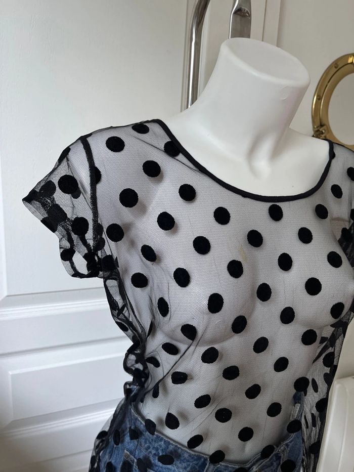 Top à pois - photo numéro 3