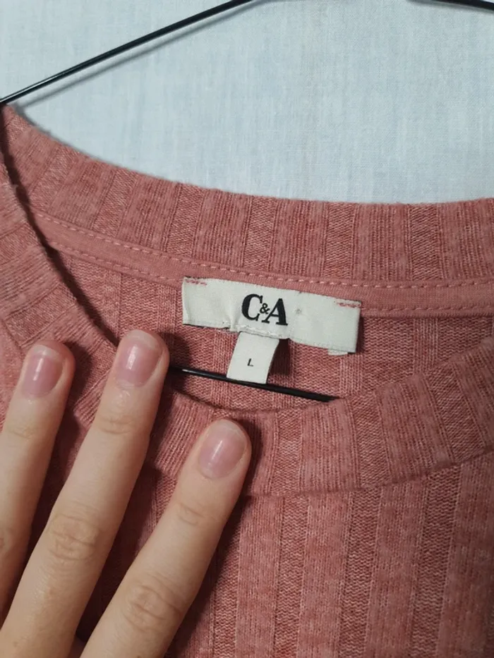 Joli robe pull rose - photo numéro 3