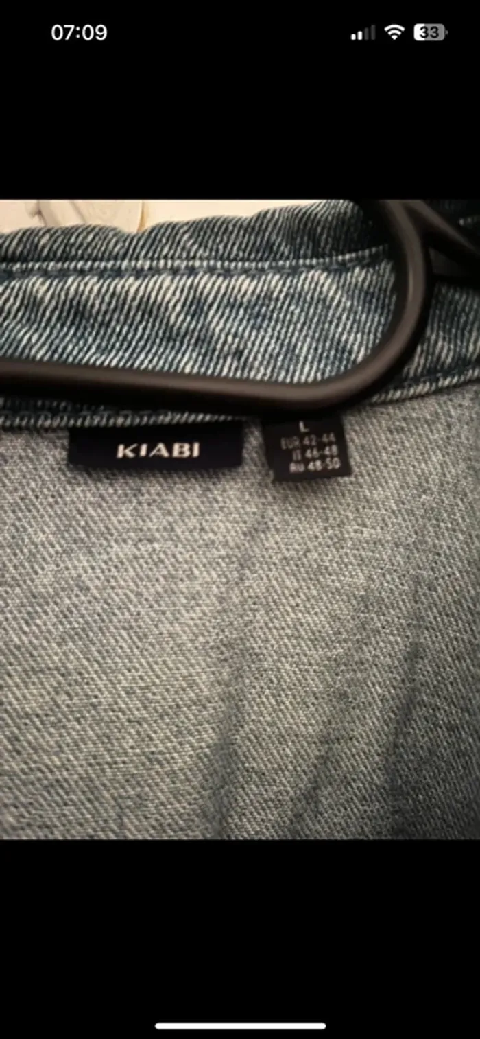 Veste en jean Kiabi taille L - photo numéro 3