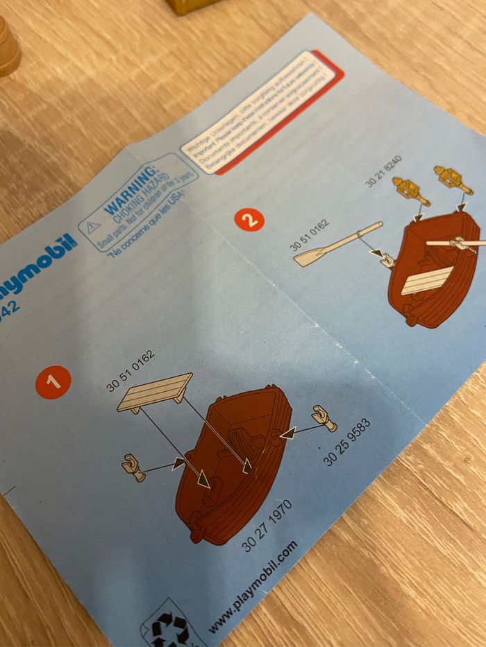 Playmobil 4942 pirate et sa chaloupe bateau - photo numéro 5