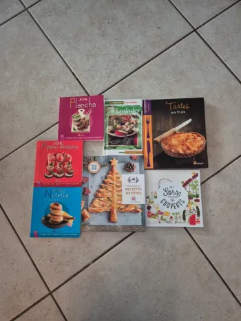6 livres de recettes neufs