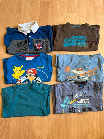 Lot de 6 T-shirts ML T. 3 ans garçon TBE