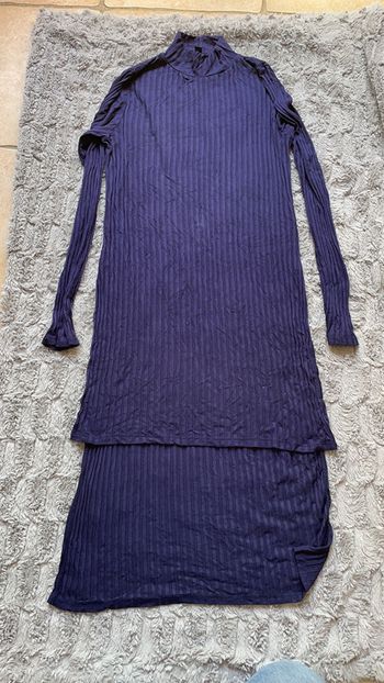 Robe longue kiabi bleu marine taille M