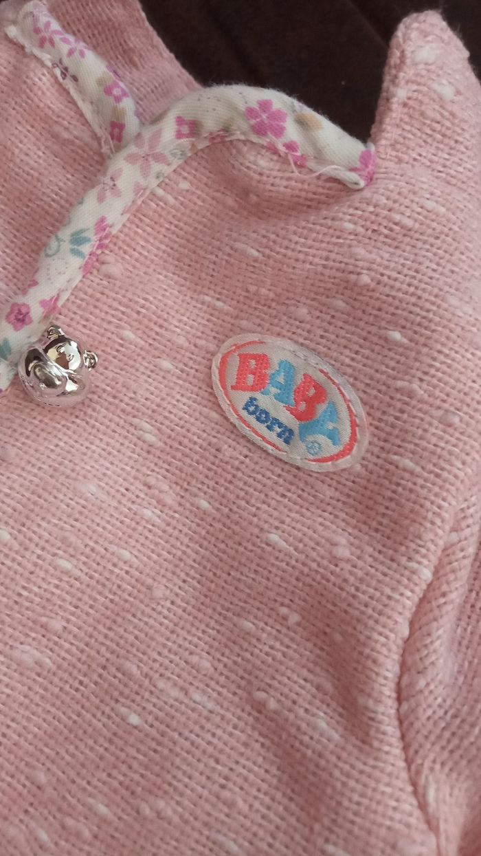 Ravissante petite VESTE/GILET "Zapf Création Baby Born" pour poupée - photo numéro 2