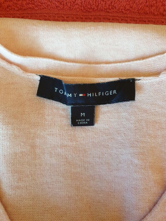 Pull femme M  rose Tommy Hilfiger - photo numéro 4