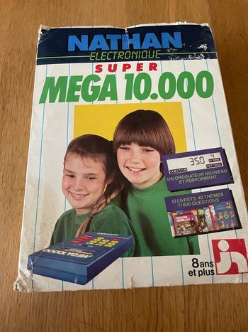 Jeux électronique vintage super mega 10000 nathan