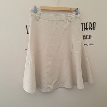 Jupe mi longue lin Mim taille 38