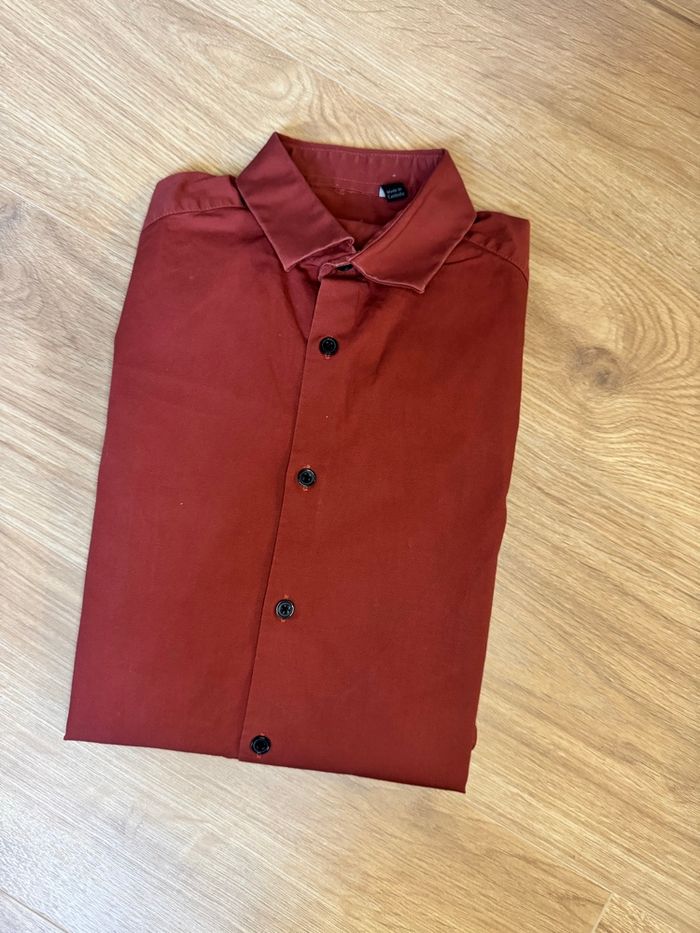 Chemise manches longues Asos rouille