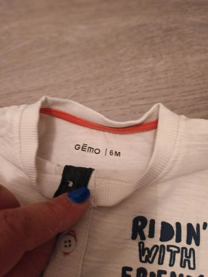 T-shirt manches longues 6mois - photo numéro 3