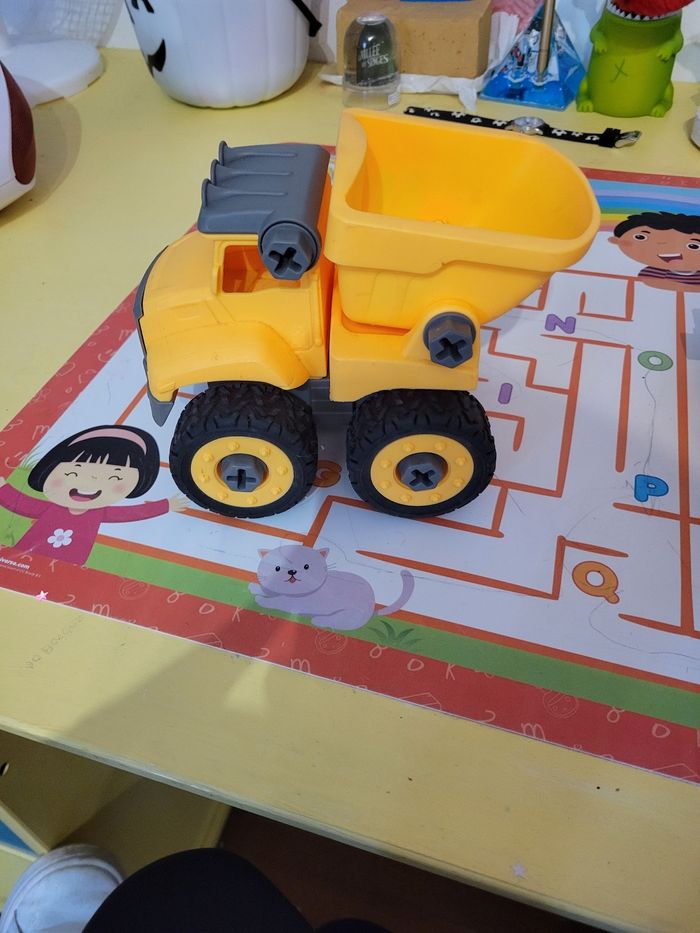 Camion benne et pelle mecanique - photo numéro 2