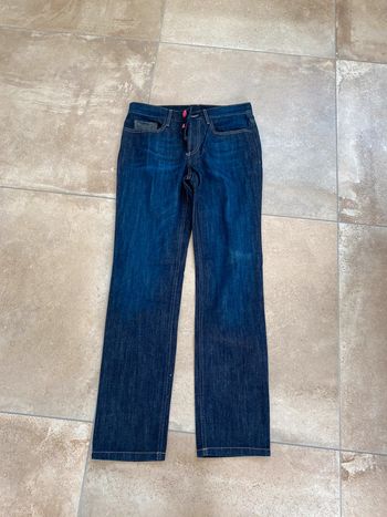 Jean femme boutons rose