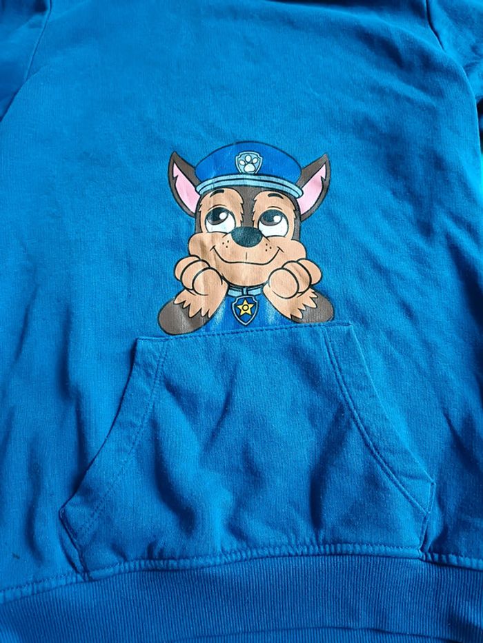 Pull à capuche Paw patrol avec poche 7-8 ans - photo numéro 5