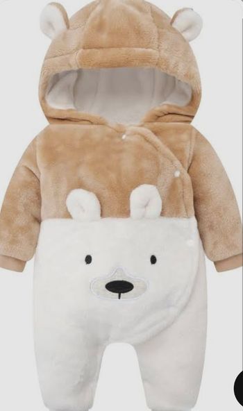 Combinaison bébé hiver polaire neuve