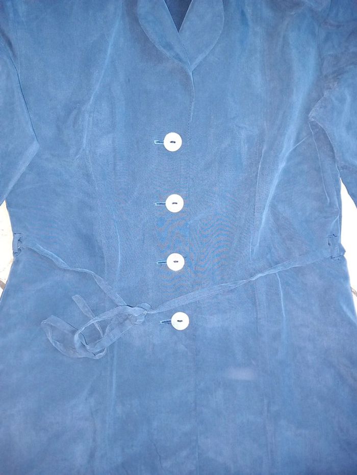 🚪tunique chemise Mim T40 polyester soie - photo numéro 3