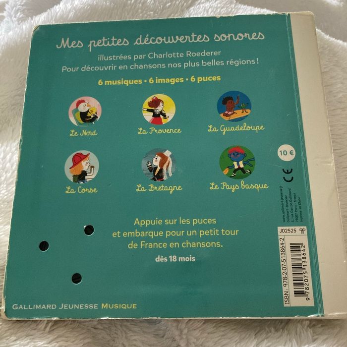Livre je chante mes régions mes petites découvertes sonores - photo numéro 2