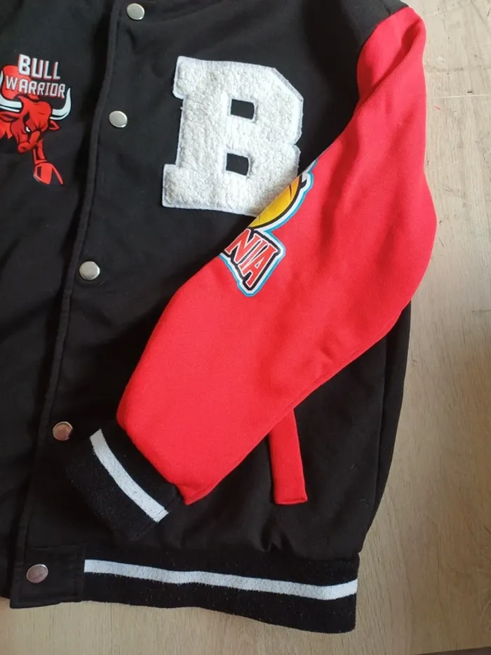 Veste bouton nba bulls warrior - photo numéro 4