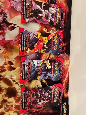 Lot de 4 boosters Blisters Pokémon EV10