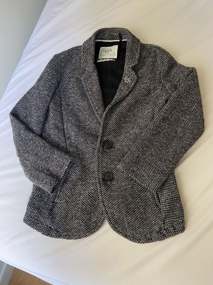 Veste costume garçon 6 ans gris