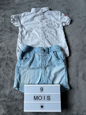 Ensemble chemisette et short