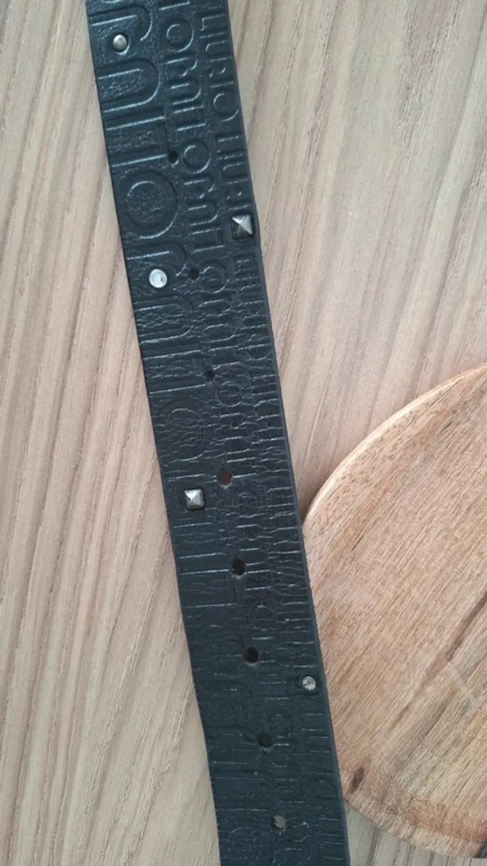 Ceinture Liu jo en cuir véritable - noir - Luxe made in Italy - photo numéro 4