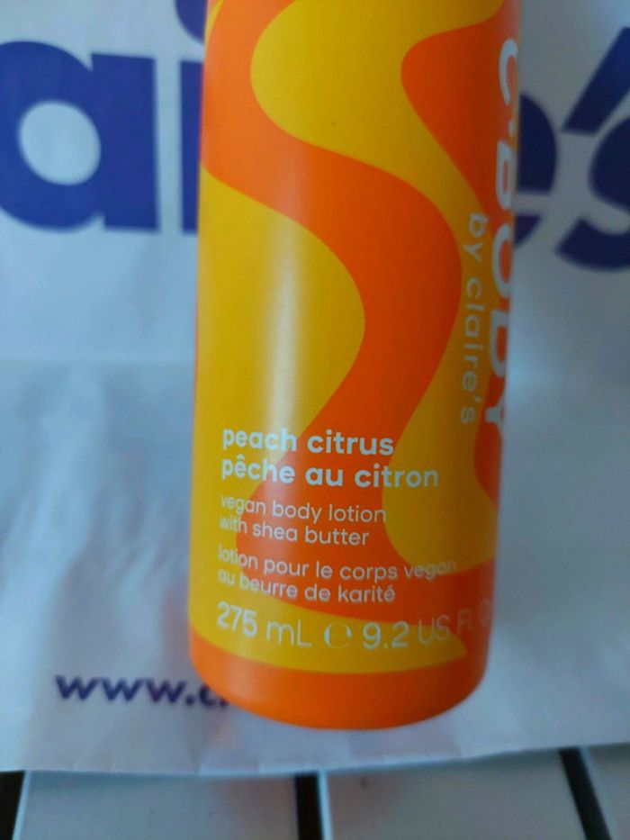Lotion pour le Corps pêche au citron neuf Claire's - photo numéro 2