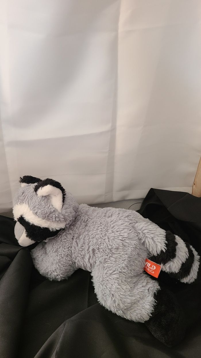 Wild Republic raton laveur en peluche Ecokins junior 30 cm gris peluche - photo numéro 6