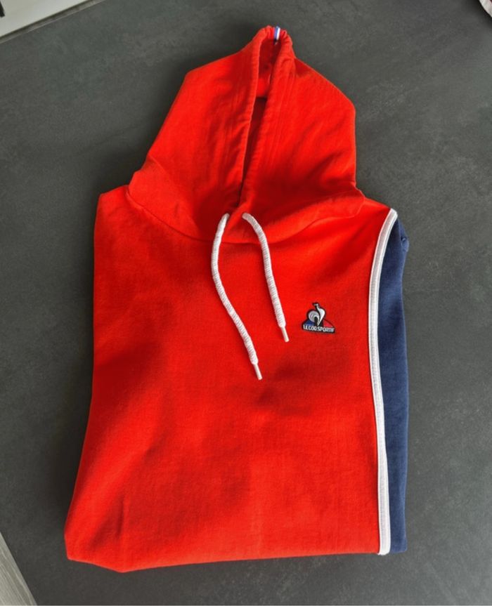 Sweat à capuche homme coq sportif