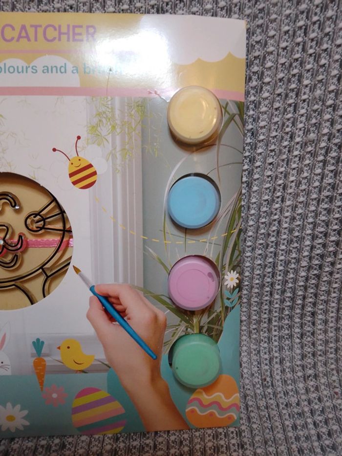 Décoration de Pâques à peindre "Grand Lapin" - Suncatcher - photo numéro 7