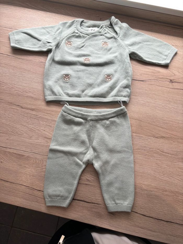 Ensemble bébé garçon 1 mois