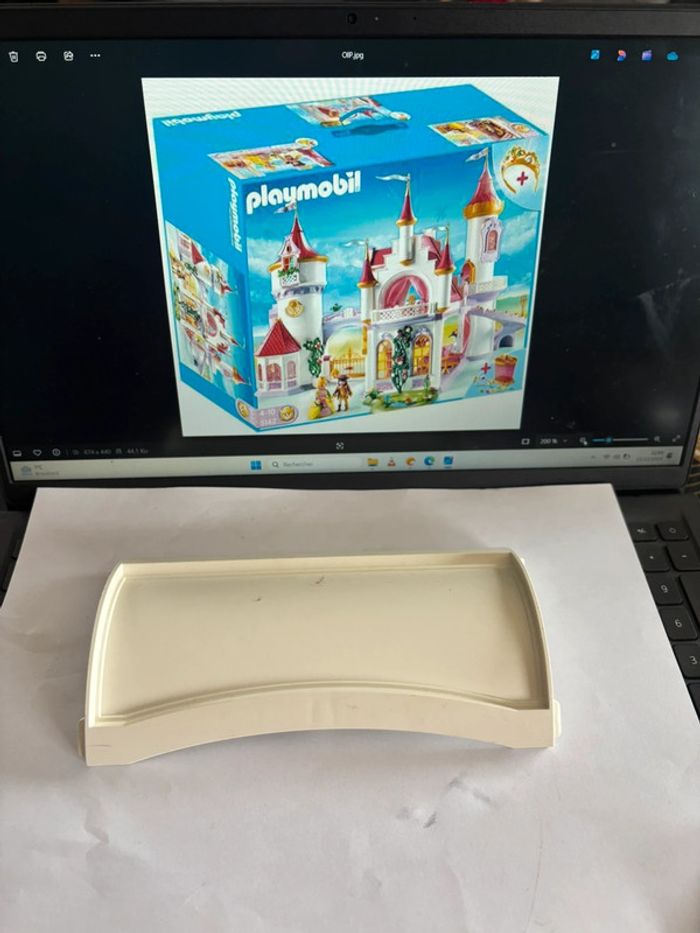 Pièces détachées Mur arrondit 30229022 Palais de princesse playmobil 5142 - photo numéro 2