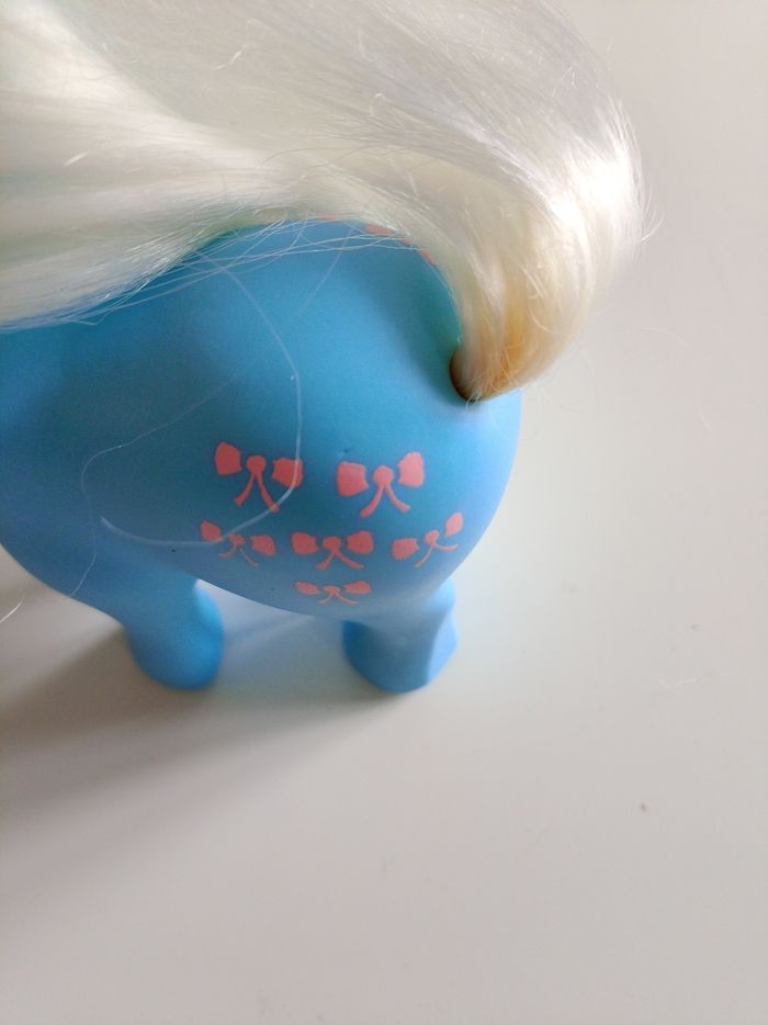 Mon petit poney G1 noeud papillon bowtie hasbro 1983 made in france - photo numéro 4