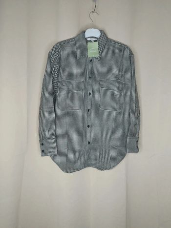 Veste chemise oversize en twill