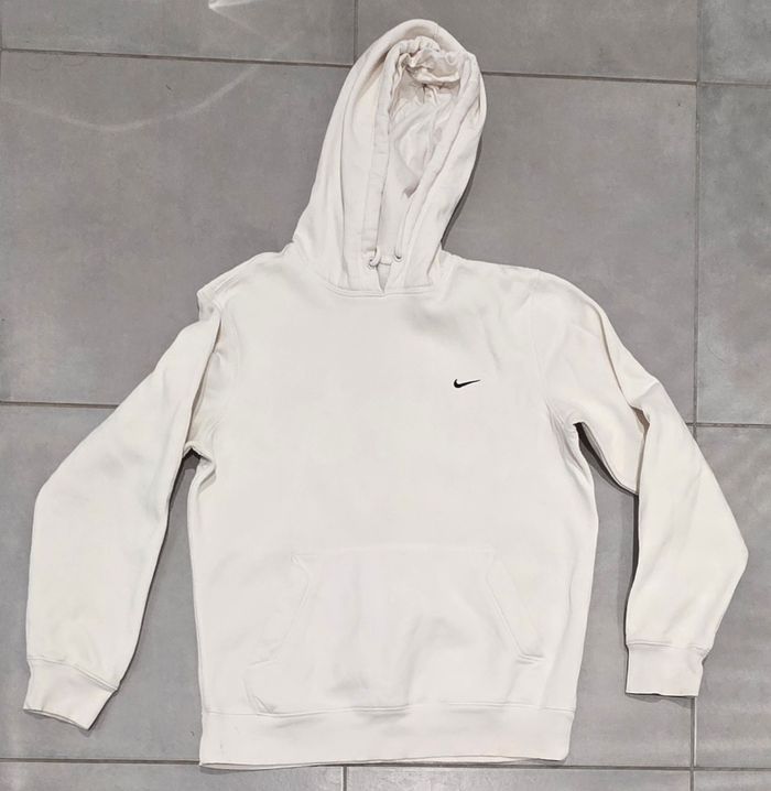 Sweat à capuche Nike blanc - Taille M - Très bon état général