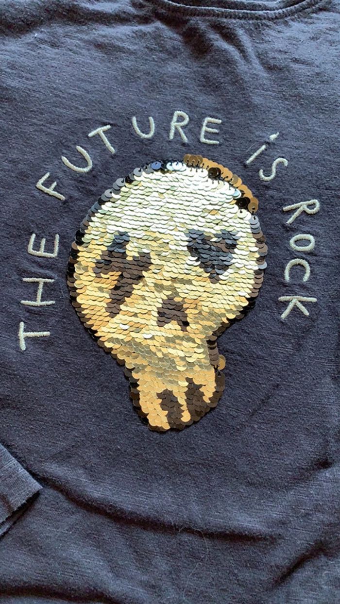 T shirt manches longues taille 10 ans filles - photo numéro 5