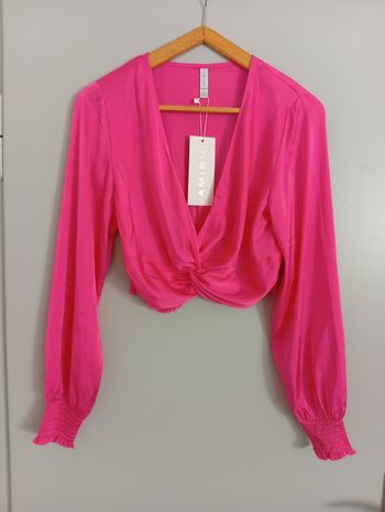 Blouse fuchsia t40 neuve